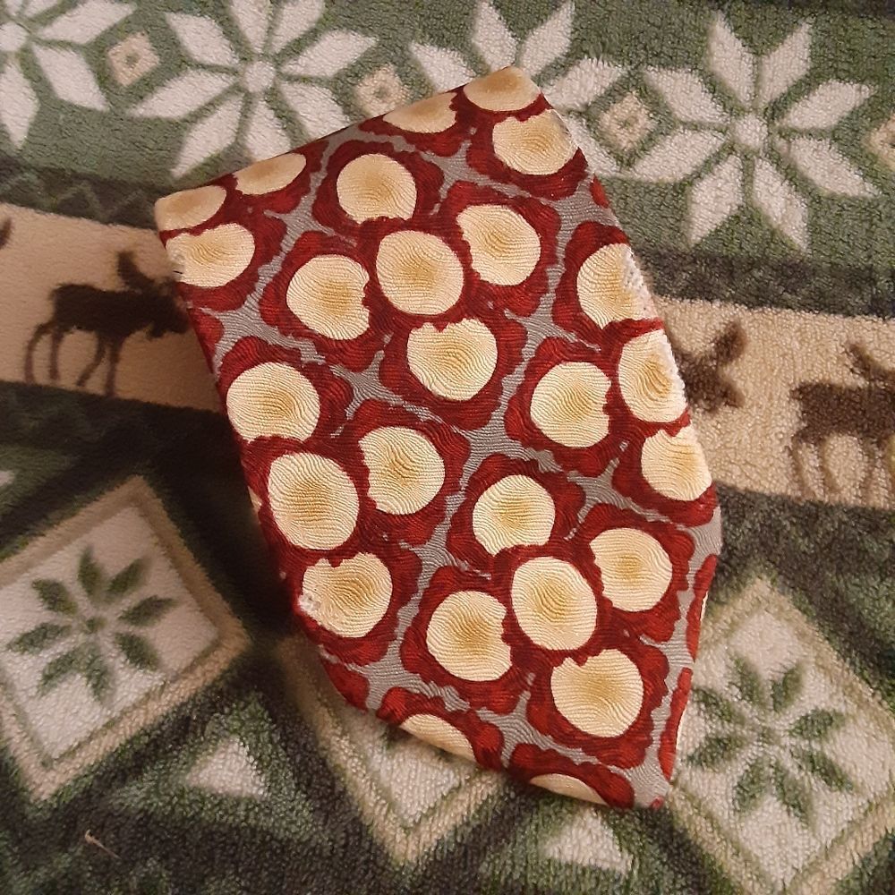 Vintage 90s Grateful Dead Abstract Print Tie with Flaw